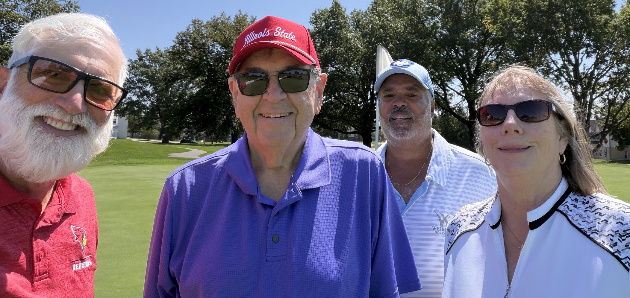 Rick, Dave, Gary, Jo at Weibring GC